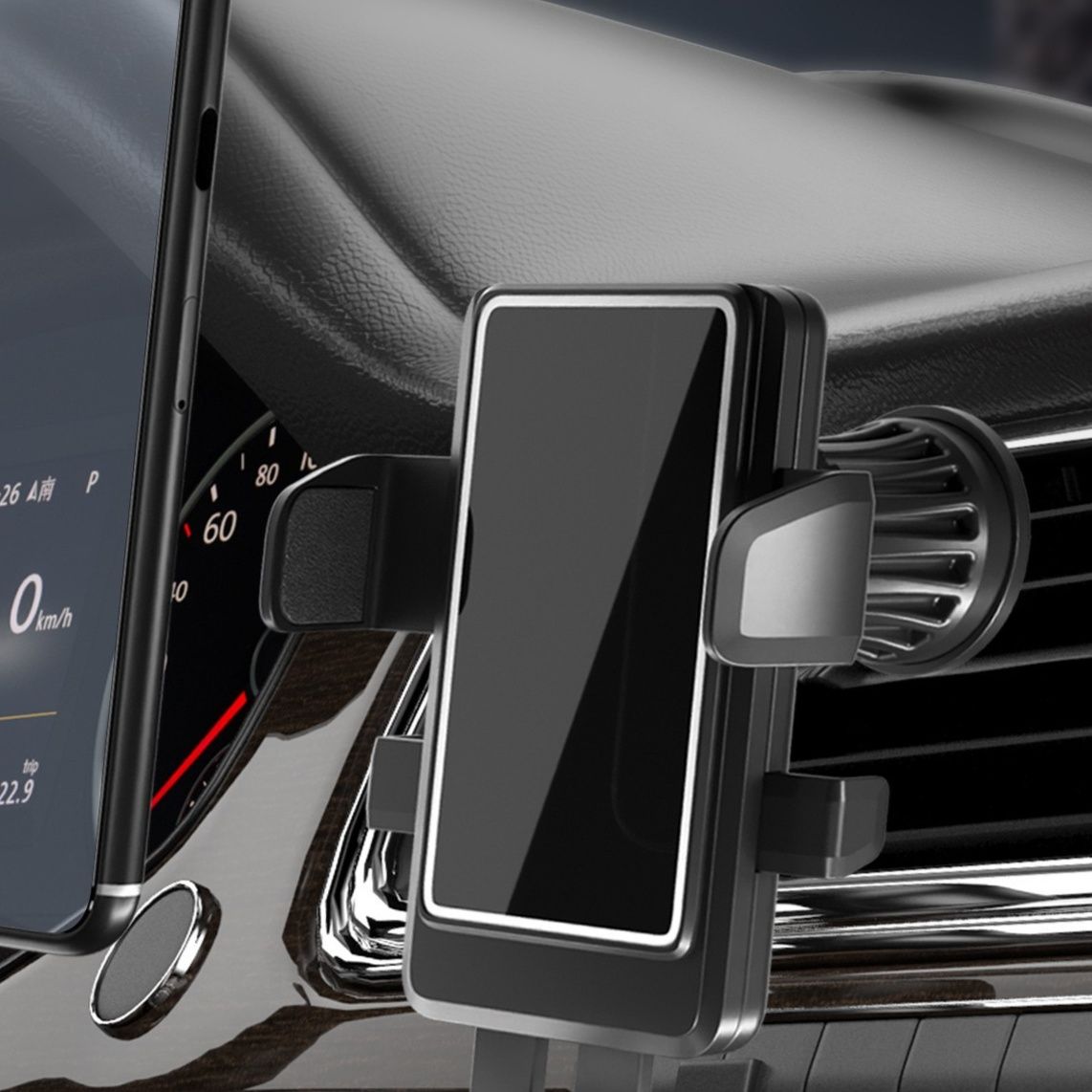 車 スマホホルダー 車載用エアコン吹き出し口固定式スマートフォンホルダー