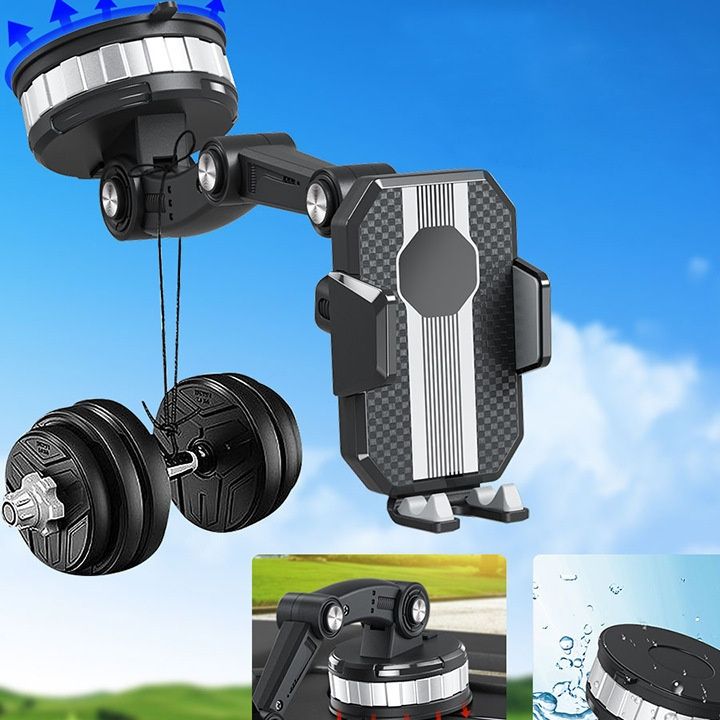 車 スマホホルダー 真空吸着式伸縮アーム付き車載用スマホホルダー