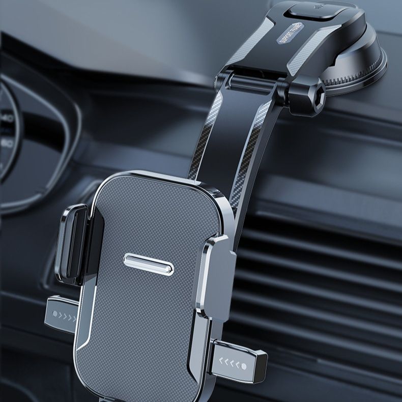 車 スマホホルダー 強力吸盤式伸縮アームスマホホルダー