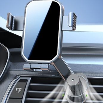 車 スマホホルダー 伸縮式重力感応エアコン取り付け型車載ホルダー