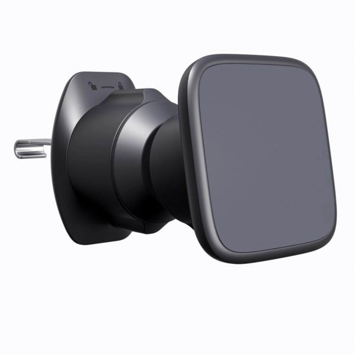 車 スマホホルダー  冷却口取付型球体関節式磁気スマホホルダー