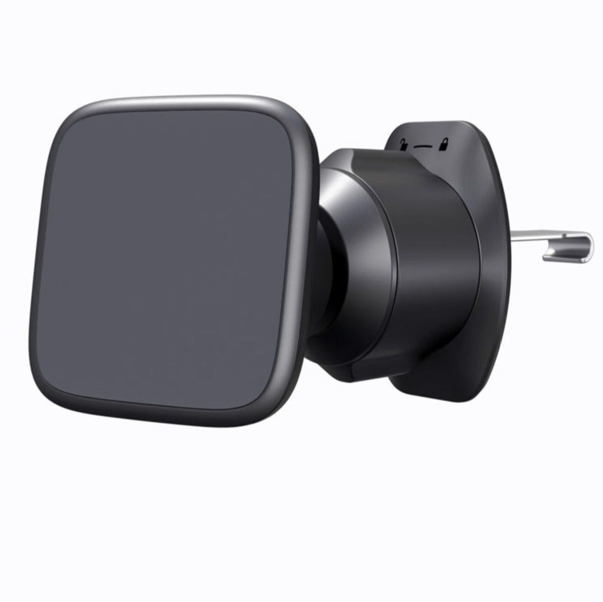 車 スマホホルダー  冷却口取付型球体関節式磁気スマホホルダー