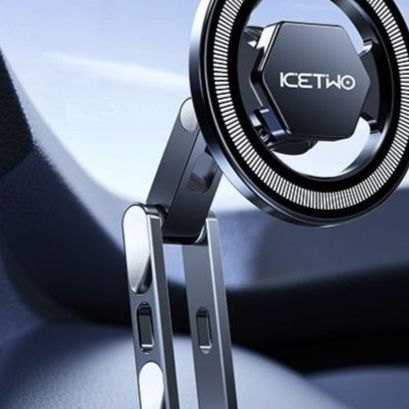 車 スマホホルダー 三百六十度回転式磁気吸着車載スマホホルダー