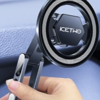 車 スマホホルダー 三百六十度回転式磁気吸着車載スマホホルダー