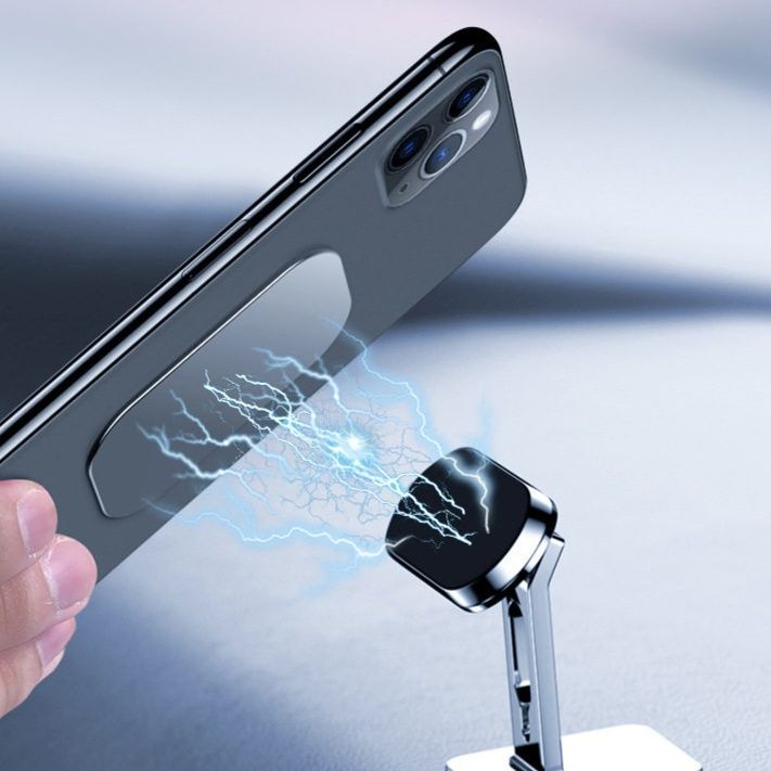 車 スマホホルダー 強力磁気吸着式伸縮アーム車載スマホホルダー