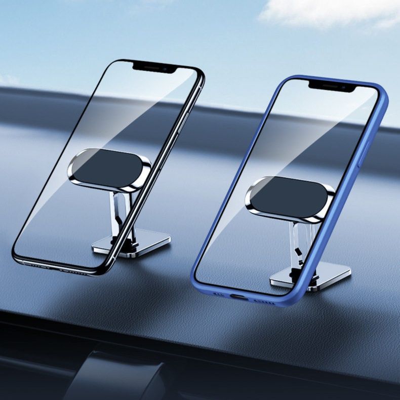 車 スマホホルダー 強力磁気吸着式伸縮アーム車載スマホホルダー