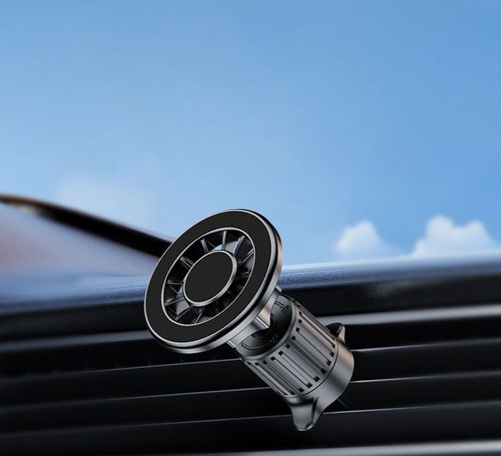 車 スマホホルダー 三百六十度回転式磁気吸着車載スマホホルダー