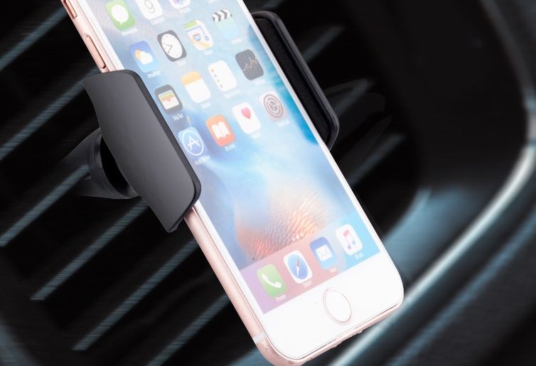 車 スマホホルダー 車載用エアコン吹き出し口固定式伸縮スマホホルダー