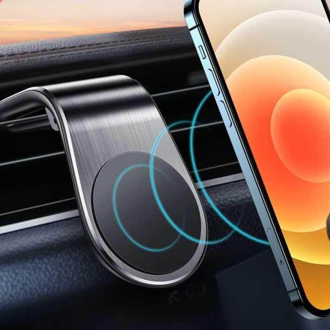 車 スマホホルダー 車用磁石式スマホホルダー エアコン吹き出し口取付型