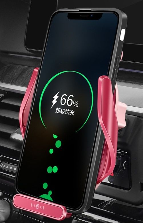 車 スマホホルダー 車用スマホホルダー付き15W急速ワイヤレス充電器