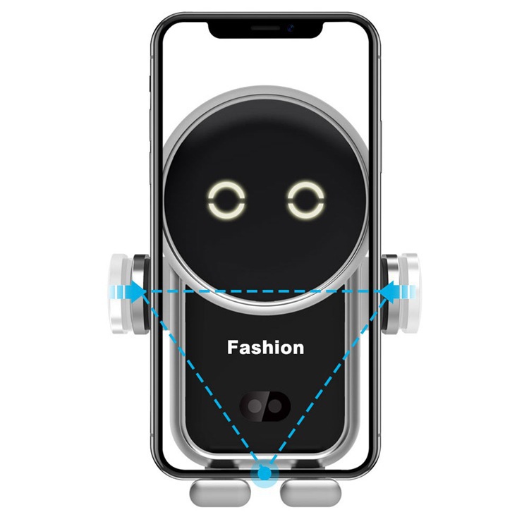 車 スマホホルダー 重力式自動開閉ワイヤレス充電機能付き車載ホルダー