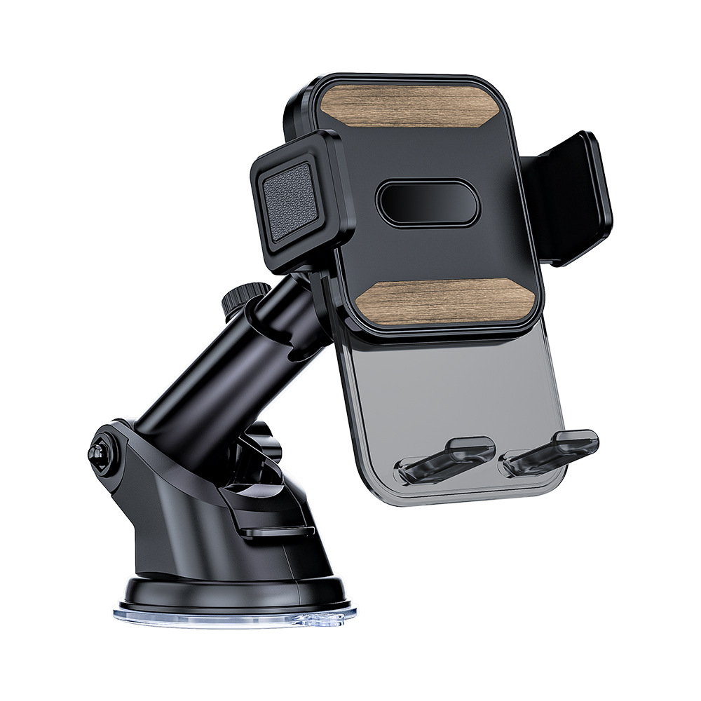 車 スマホホルダー 伸縮アーム式吸盤固定車載スマホホルダー