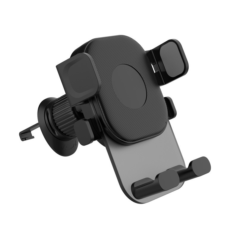 車 スマホホルダー 重力式自動開閉車載スマホホルダーエアコン取付型