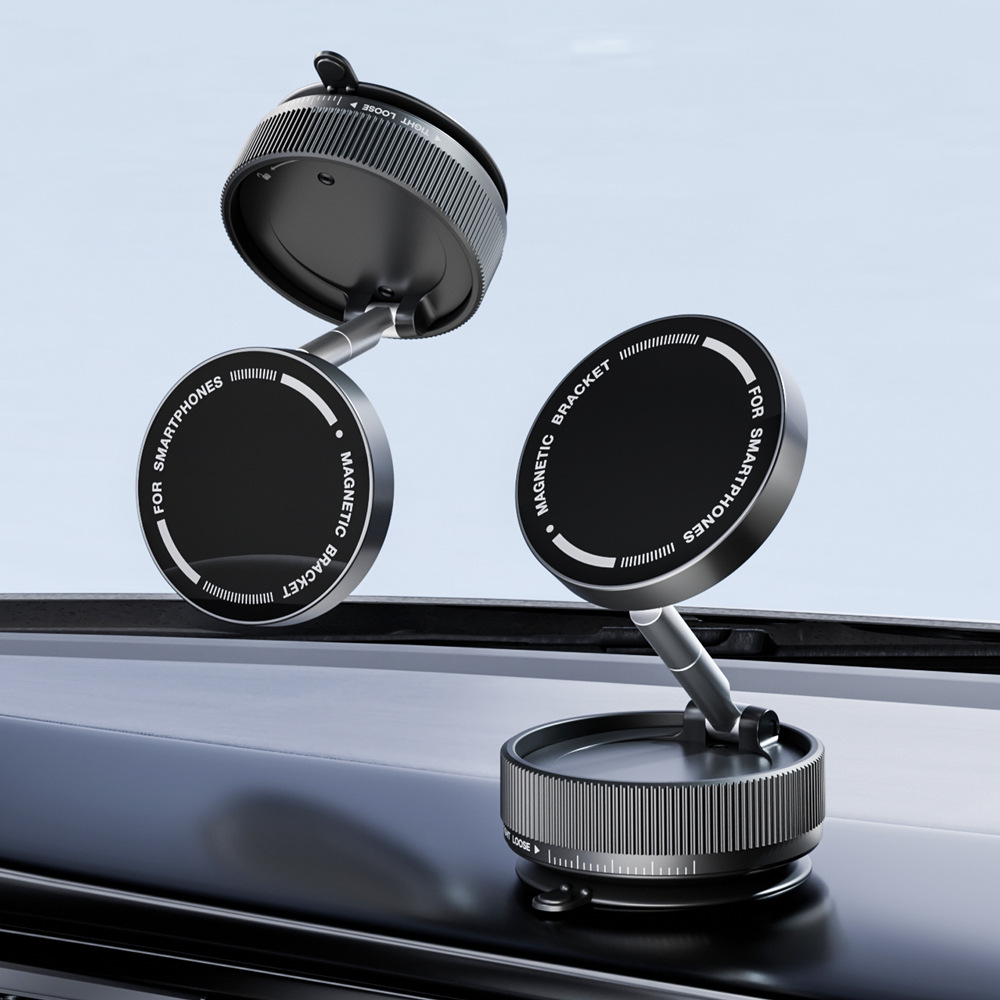 スマホホルダー　車 真空吸着式 折りたたみ式車載スマートフォン固定スタンド