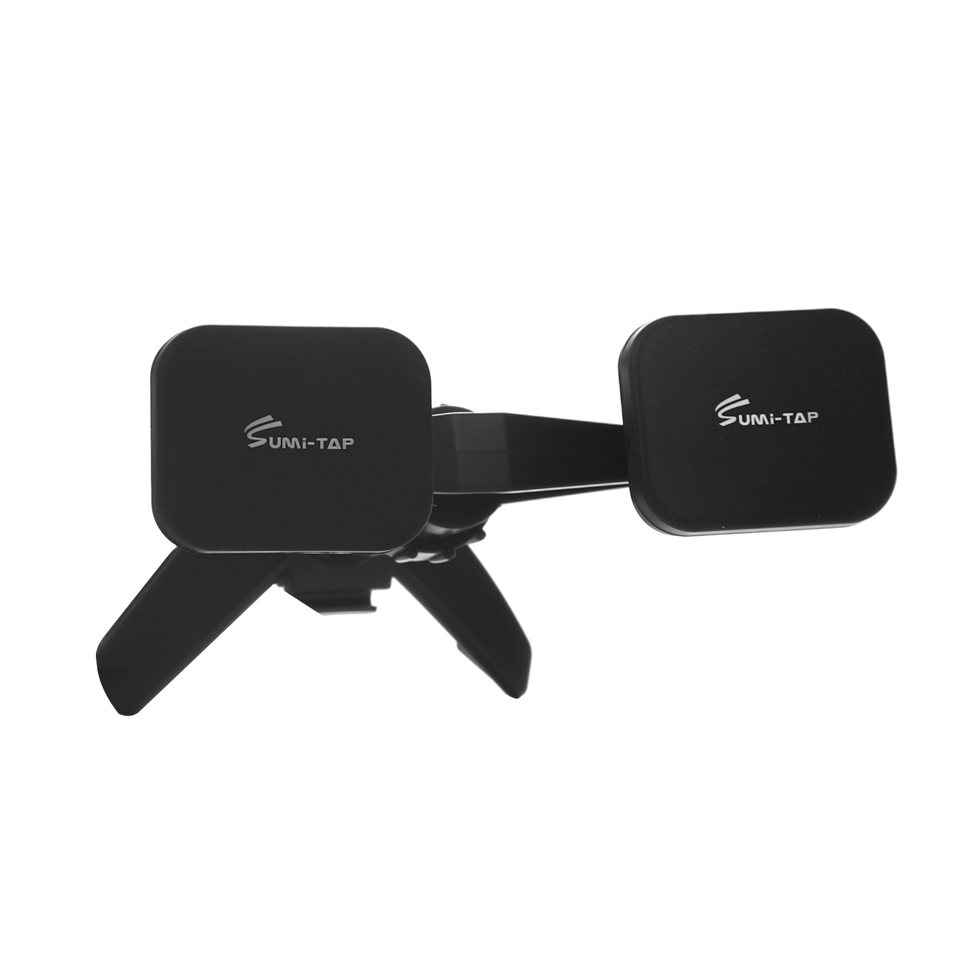 車 スマホホルダー 三角固定式二台同時使用対応車載台座