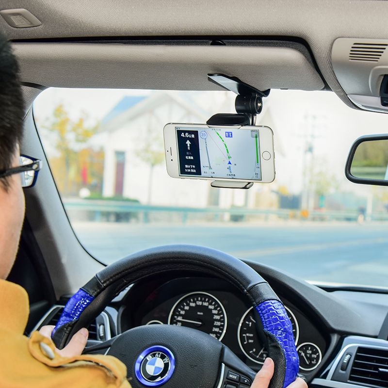 スマートフォンフォルダー車サンバイザータイプ取付式