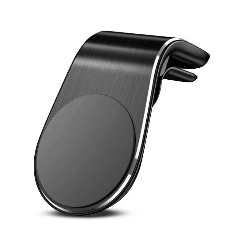 車 スマホホルダー エアコン送風口取付型磁石式車載携帯端末固定具