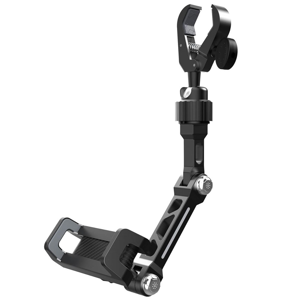 スマホホルダー　車 多関節式サンバイザー取付けスマホホルダー