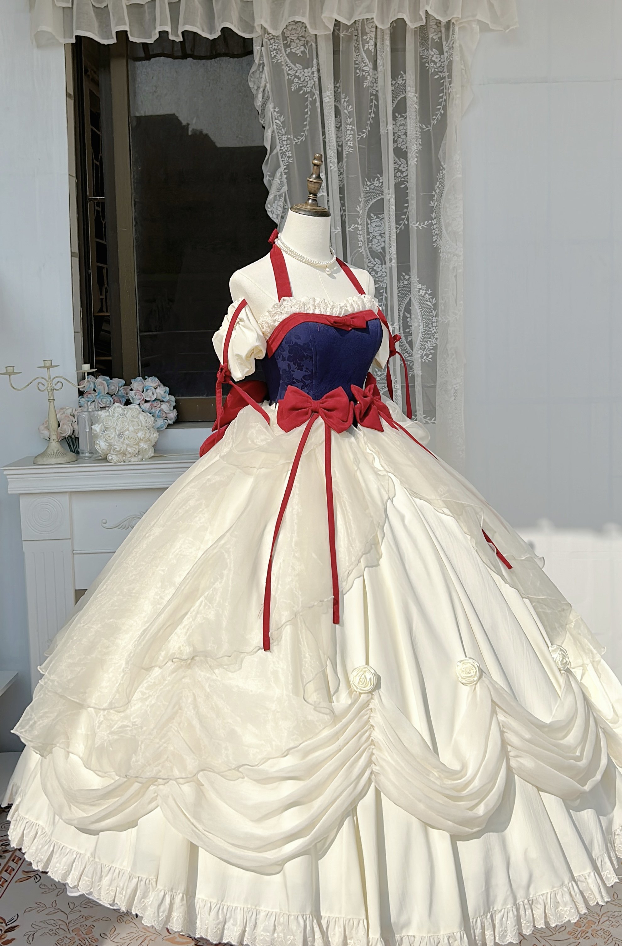 女装 童話姫風ボールガウンロマンティックドレス