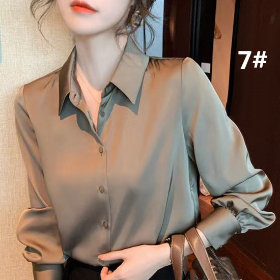 女装 女性用長袖ブラウス  通勤着 