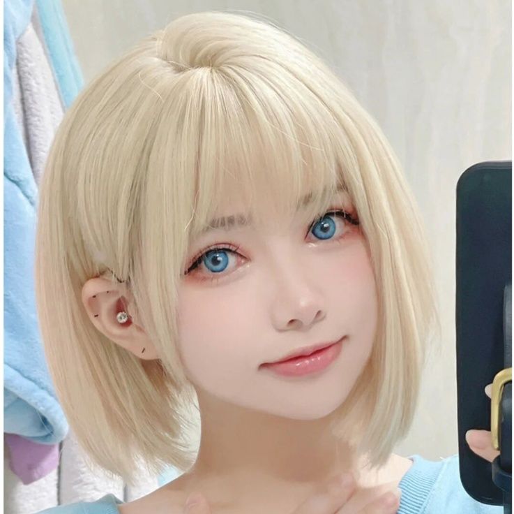 女装 姫系空気感ショートウィッグ