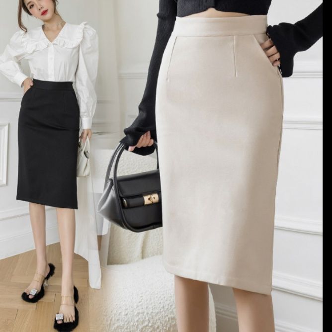 女装 サイドスリットタイトスカート