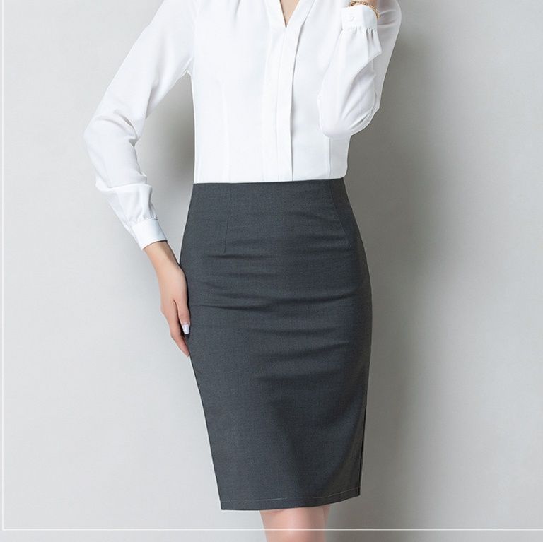 女装 美脚効果抜群タイトスカート付きオフィススーツ