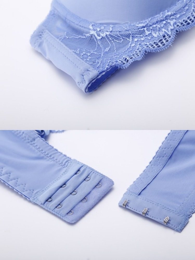 女装 花柄刺繍レース付きブラジャーショーツセット