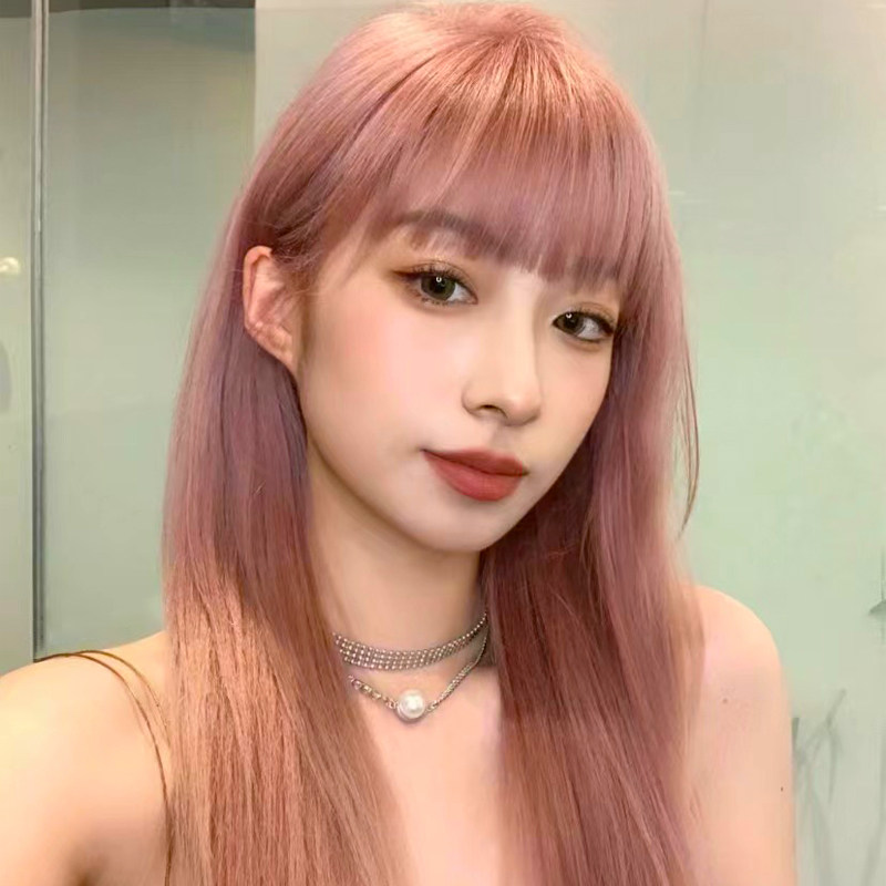 透け感前髪ロングストレート姫系ウィッグ