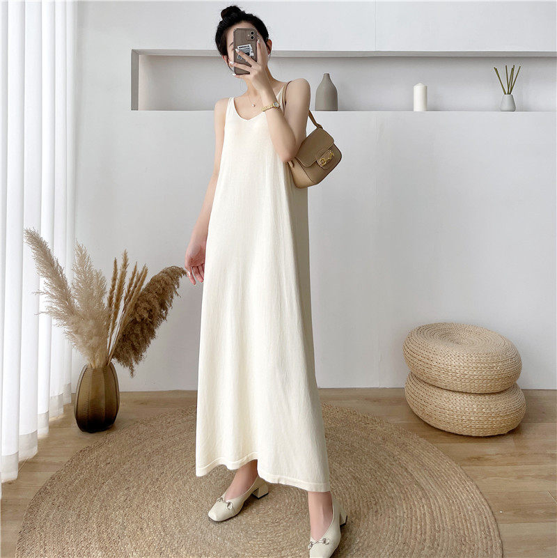 女装 ナチュラルリラックスキャミソールロングワンピース