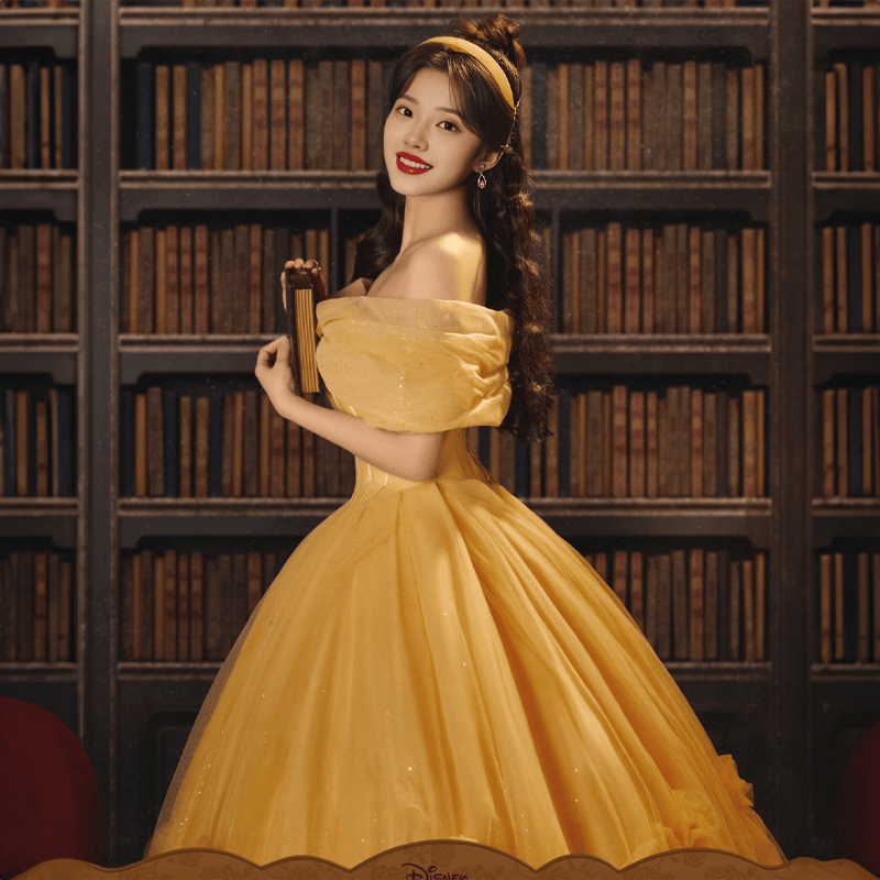 女装 夢見る舞踏会姫風オフショルダーボリュームドレス