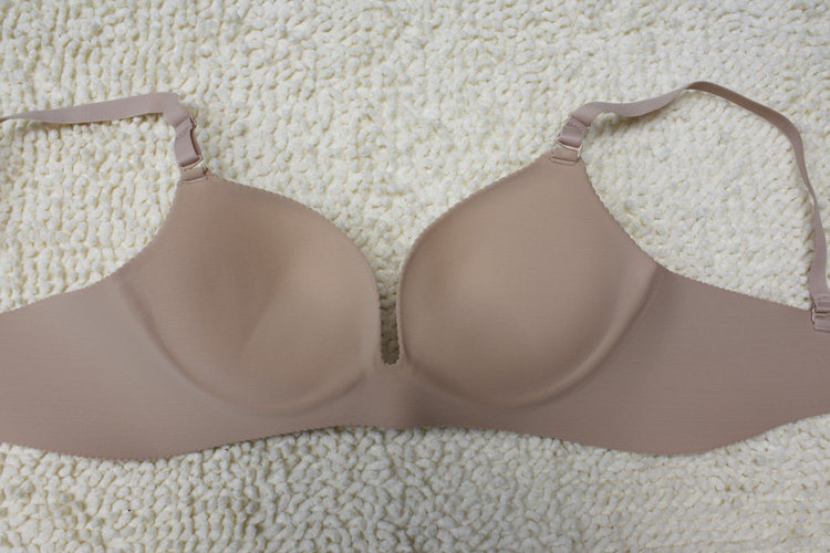 女装 無地シンプル成型カップ付きブラジャー