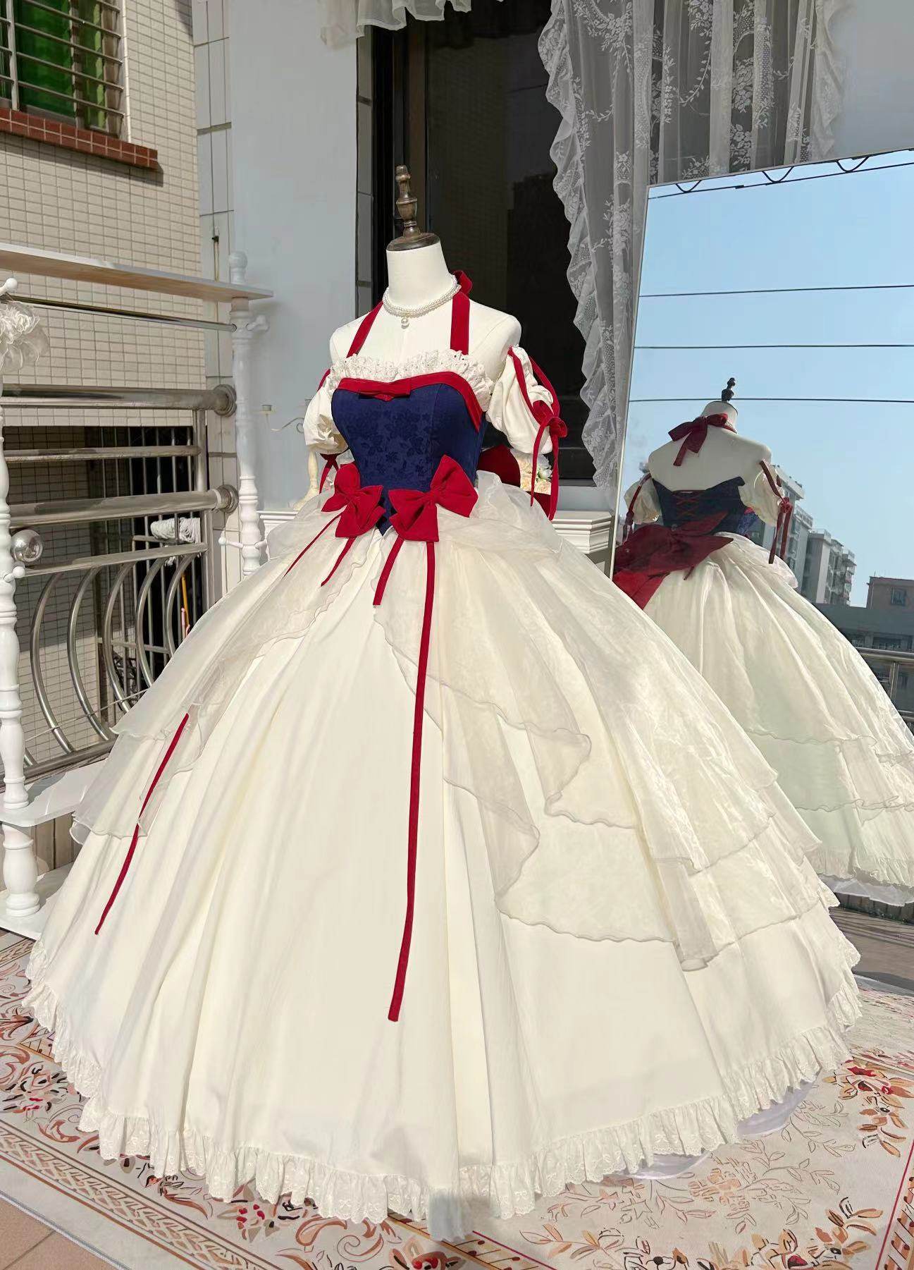 女装 童話姫風ボールガウンロマンティックドレス