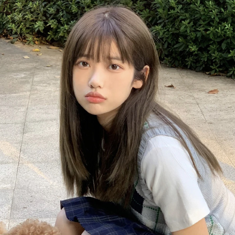 清楚系ナチュラルセミロングウィッグ