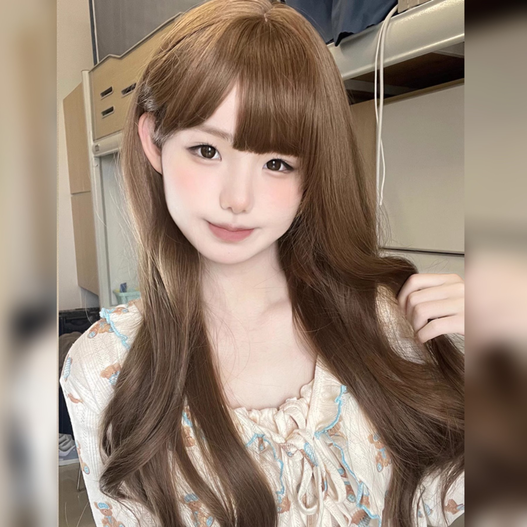 ロングストレート清楚系ウィッグ