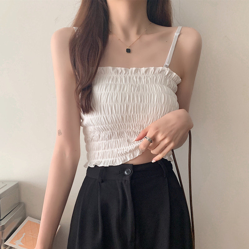 シャーリングキャミソール