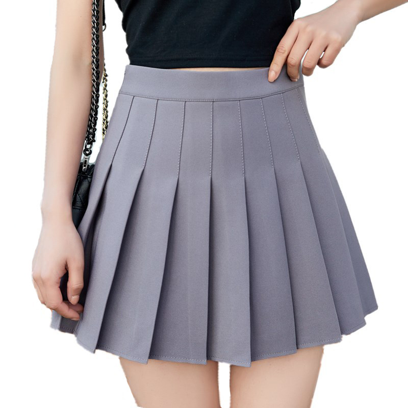 女装 高腰プリーツミニスカート