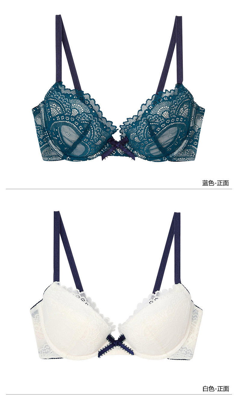 女装 花柄レース総柄ワイヤー入り立体成形ブラジャー