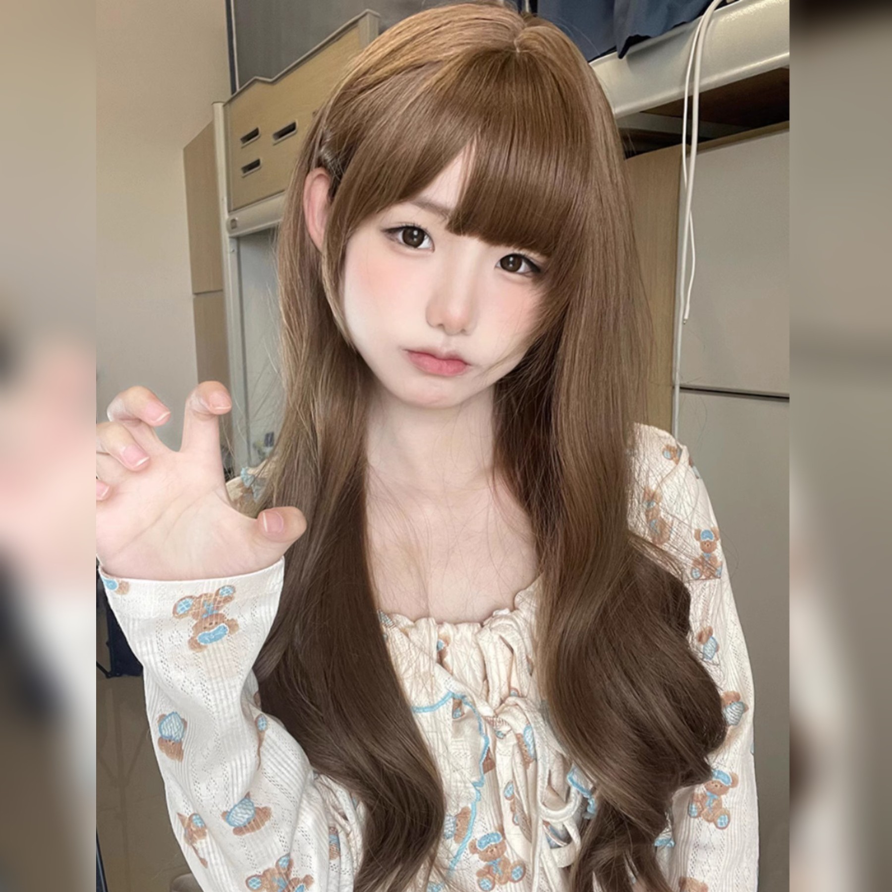 ロングストレート清楚系ウィッグ