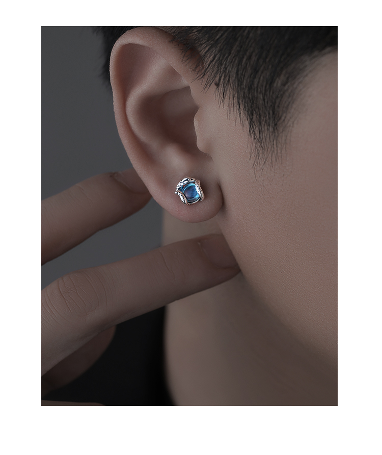 メンズアクセサリー 海の守り手 鱗のピアス