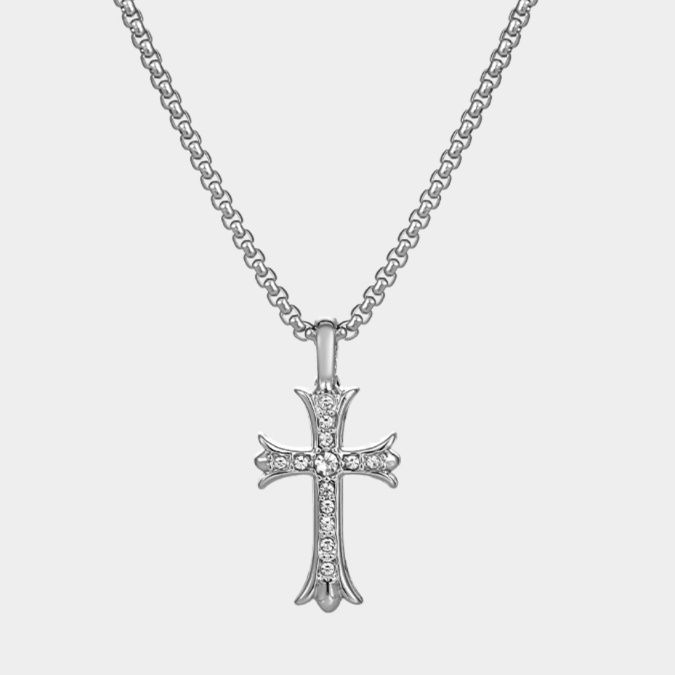 メンズアクセサリー 神秘の十字架ネックレス