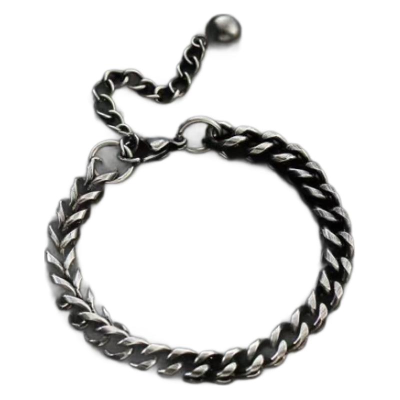 メンズアクセサリー 麦の穂編み込みブレスレット