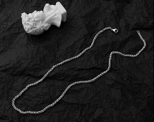 メンズアクセサリー メンズ シルバー チェーン ネックレス 細身