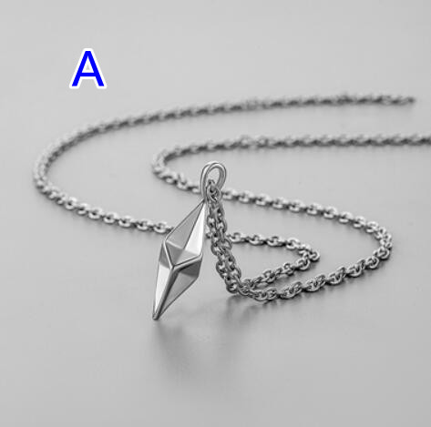 メンズアクセサリー メンズ幾何学ペンダントネックレス