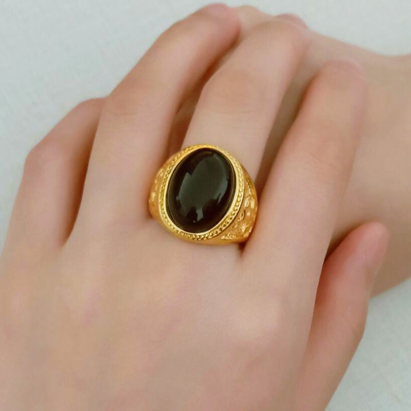 メンズアクセサリー 漆黒の宝石 皇帝の印璽