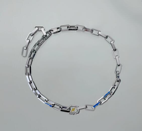 メンズアクセサリー 稲妻モチーフ チェーン ネックレス メンズ カップル対応