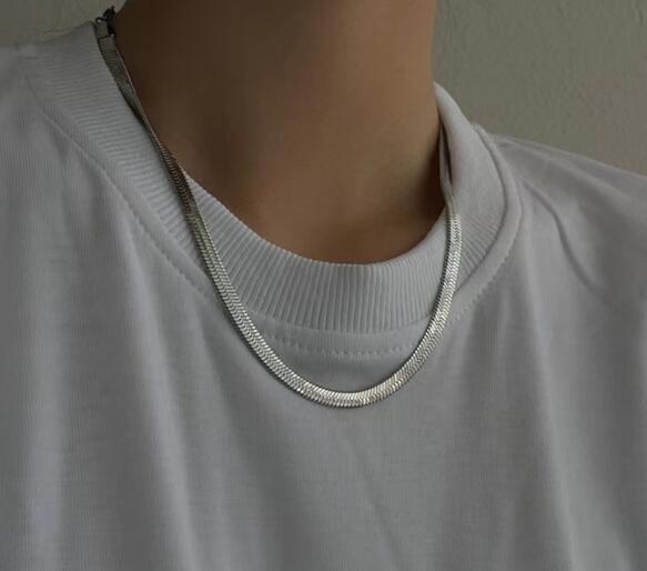 メンズアクセサリー メンズ シルバー チェーン ネックレス