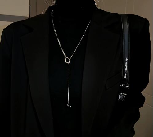 メンズアクセサリー 男性用チェーンネックレス おしゃれロングタイプ