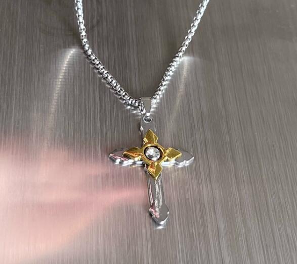 メンズアクセサリー 十字架モチーフ メンズネックレス おしゃれアクセサリー