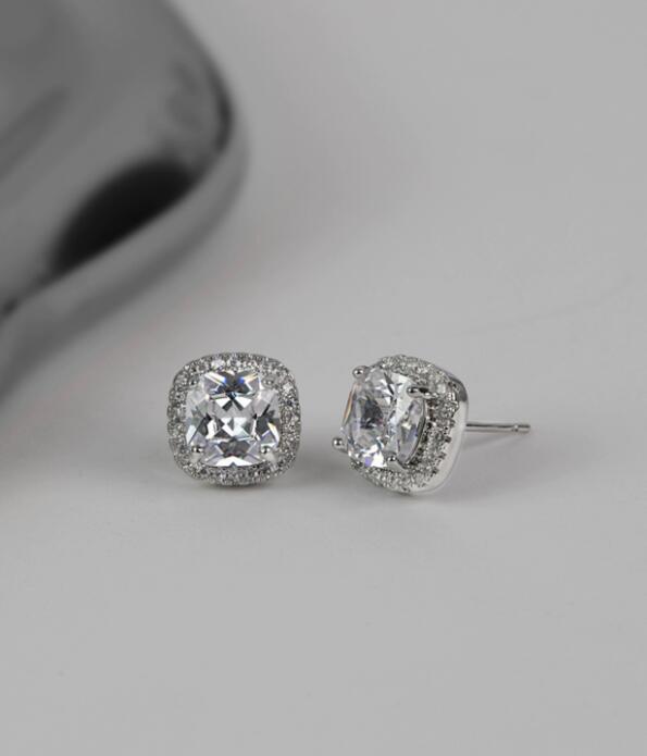 メンズアクセサリー メンズ ラウンド ジルコニア スタッドピアス